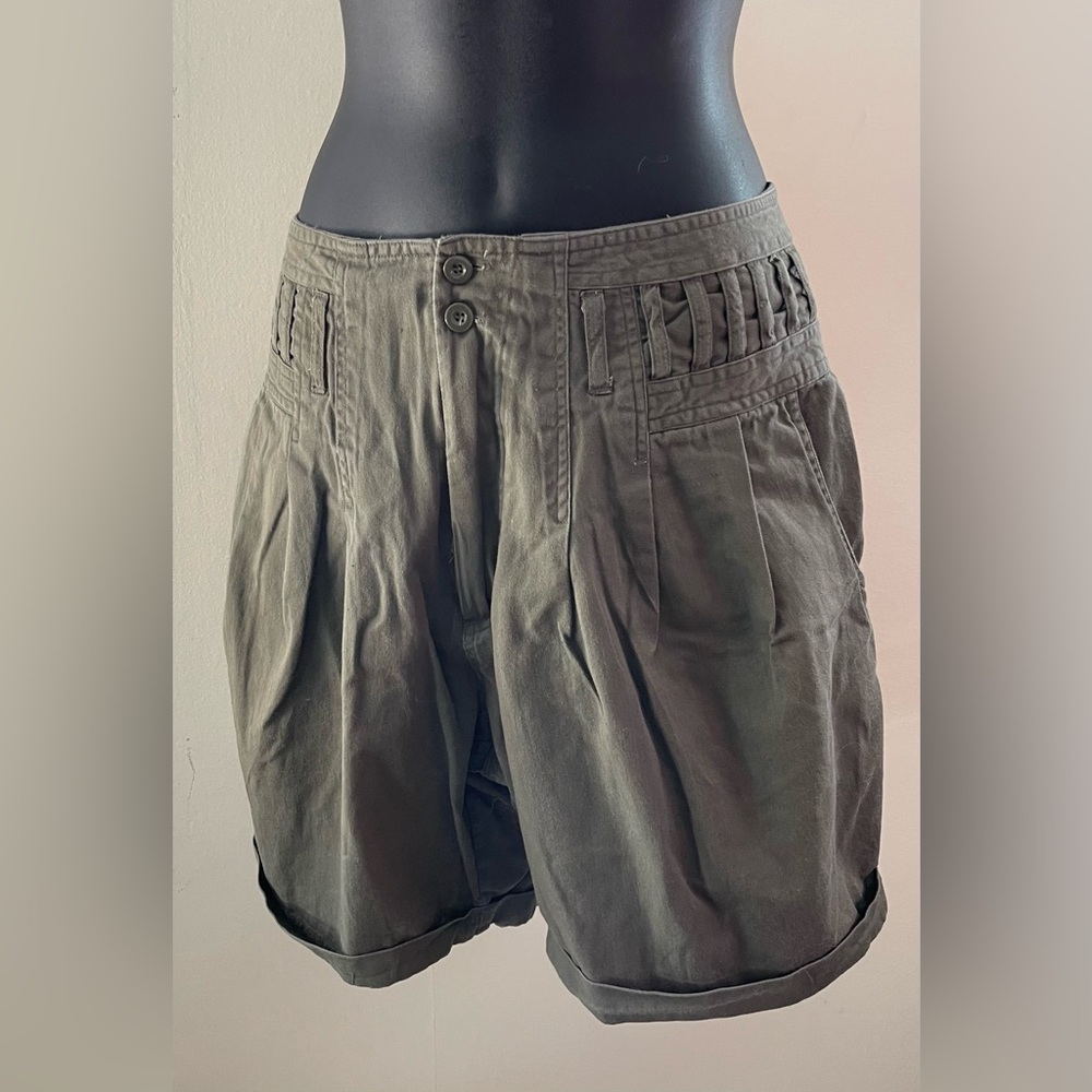 Cabin Creek Army/Olive Women's Cotton Shorts Size 13